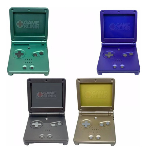 4 X Carcasa Game Boy Advance Sp Gba Kit Completo