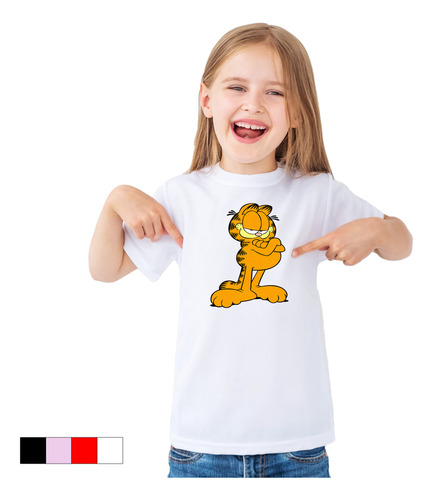 Playera Juvenil Colores Y Diseño Garffielt #4