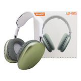 Fone De Ouvido Bluetooth Sem Fio Headphone Wireless Lehmox Cor Verde