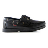 Zapato Colegial Náutico Cuero Marcel 500 27al33 Calzado Susy