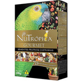 Raçao Nutropica Gourmet Papagaio 600g Envio Full