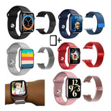 Relógio Smartwatch Masculino Hw16 C/ 2pulseiras Tela Infinit