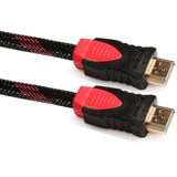 Cable Conexion Hdmi 2m Full Hd 1080p Filtro Malla 2 Metros