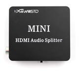 Adaptador Divisor De Audio Hdmi A Hdmi Y Toslink Óptico Sp.