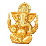 Uma Figura Estátua Elefante Hindu Mini Escultura Em
