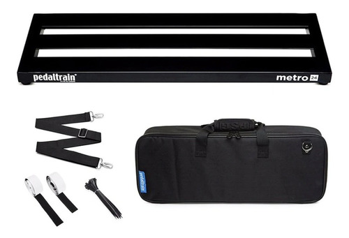 Pedaltrain Metro 24 Pedalboard 61 X 20 Con Funda Color Negro