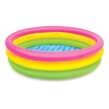 Alberca Inflable Para Bebe Tina 150cm Niños Portatil Piscina Color Multicolor