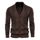 Autumn Men's Thick Knitted Wool Sweater