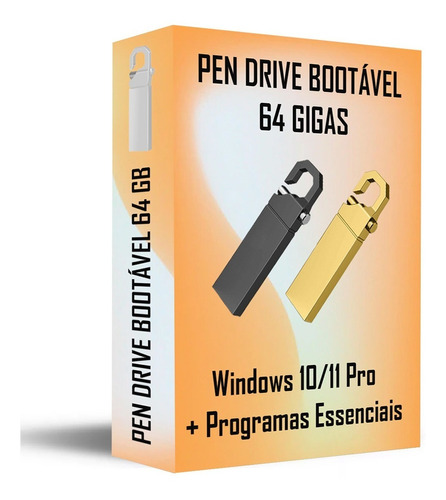 Pen Drive Formatação Wind 10/11 Ativado + Programas Pc/noteb