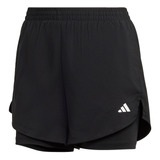 Shorts Aeroready Training Minimal Two-in-one - Negro adidas