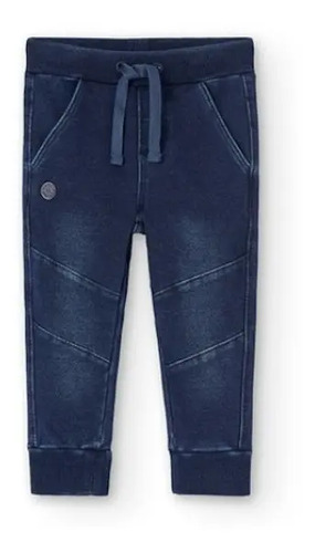 Pantalón Felpa Denim De Bebé Niño