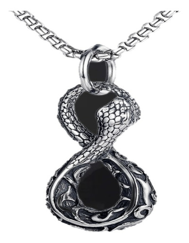 Collar Dije Serpiente Víbora Hombre Mujer