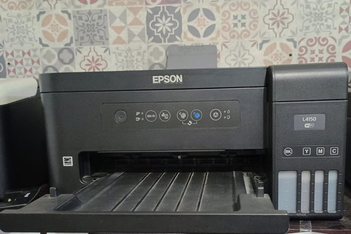 Impressora Multifuncional Epson Ecotankl4150 Wifi Preta 110v