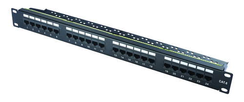 Patch Panel 24 Puertos Cat6 Oem Tecnologis