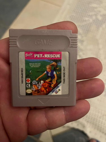 Jogo Barbie Pet Rescue Game Boy Nintendo