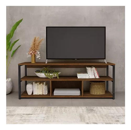 Mueble De Tv Rack Modular Mesa Industrial Moderno