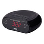Radio Reloj Fm Despertador Rc205 Color Negro