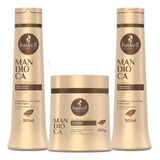 Kit Haskell Mandioca Shampoo 1 Condicionador 1 Mascara 500ml