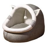 Cama Para Gatos, Cueva, Acogedor, Para Dormir, Gris