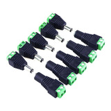 Pack 5 Pares Conector Dc Macho Y Hembra Tecnomati