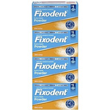 Fixodent Polvo Adhesivo Extra Para Dentaduras Postizas 4 Und