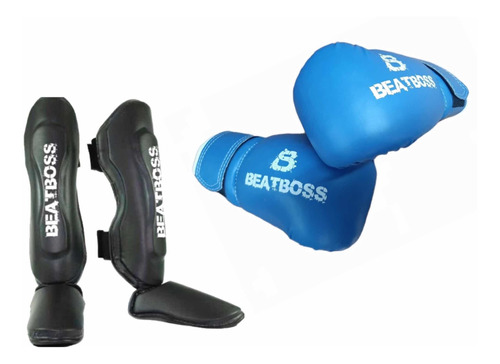 Guante Boxeo Junior + Tibial Beatboss Infantil Entrenamiento