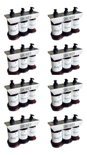 Pack X13 Set Dispenser Triple Hotel Shampoo Crema Jabon