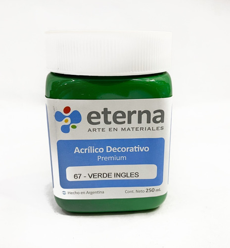 Acrílico Decorativo Premium Eterna 250ml X Unidad