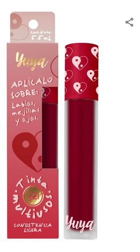 Yuya Tinta Multiusos Matte Para Labios Mejillas Y Ojos Color Ying Yang