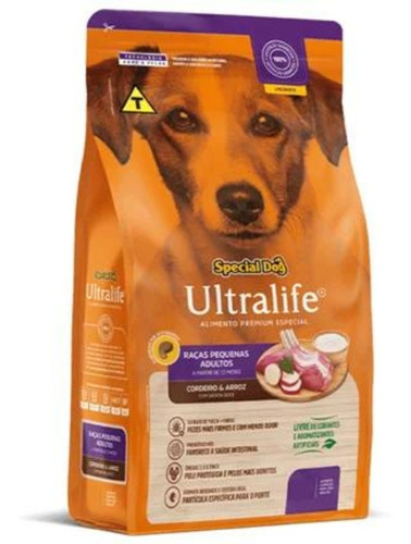 Ração Special Dog Ultralife Adulto Raça Peq. Cordeiro 15kg