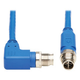 Cable Ethernet Tripp Lite M12 X-code Cat6 Azul 1 Gbps, Utp, 