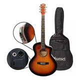 Guitarra Electroacustica Eq 5 Bandas C/afinador + Accesorios