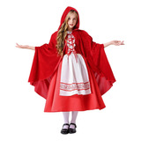 Disfraz De Halloween Con Vestido De Caperucita Roja De Cos Y