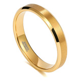 Anillo De Acero Inoxidable De Tungsteno Para Hombres Y Mujer