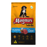 Ração Magnus Premium Todo Dia Cães Filhotes Sabor Carne 20kg