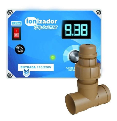 Ionizador Para Tratamento Automático De Piscina 40mil Litros 110v/220v