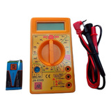 Tester Multimetro Digital Con Buzzer, Cables Y Bateria 9v Ja