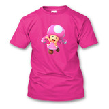 Playera Toadette Personaje Mario Bros Todas Las Tallas