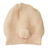 Boina Infantil Feminina Luxo Com Pompom Gorro Lã Yoyo 23176