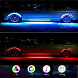 Luz De Atmósfera Impermeable Del Chasis Rgb Automotriz