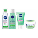 Kit Nivea Facial Skin Care Completo Pele Mista E Oleosa