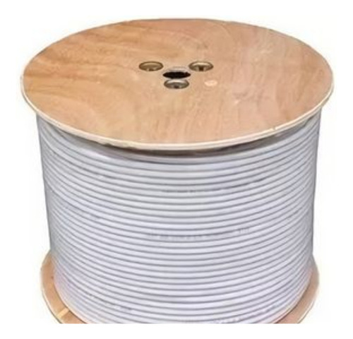 Cable Coaxial Rg6 Blanco 305 Mts Al 90% Marca Ppc