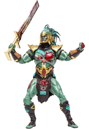 Figura De Acción Mortal Kombat 11 Kotal Kahn Coleccionable