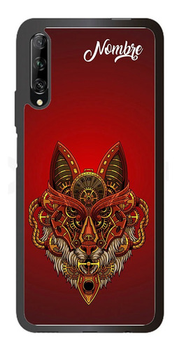 Funda Y9 2019 Y9s Y9 Prime Lobo Personalizada Nombre