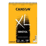 Bloco Para Desenho Canson Bristol Xl 180g/m² A4 50 Folhas