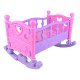 1pc Boneca Bebê Cama De Balanço Brinquedo Berço Transporte