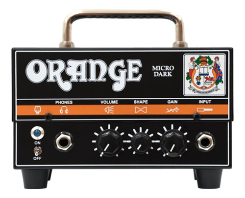 Orange Micro Dark 20 Valvulado Cabeçote Guitarra 110/220v