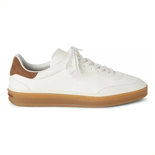 Zapatillas De Tenis Loro Piana Veloursleder Mit Lederbesatz
