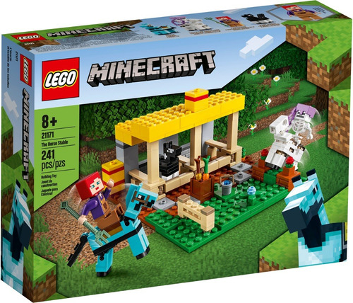 Lego® Minecraft - El Establo De Los Caballos (21171) Cantidad De Piezas 241