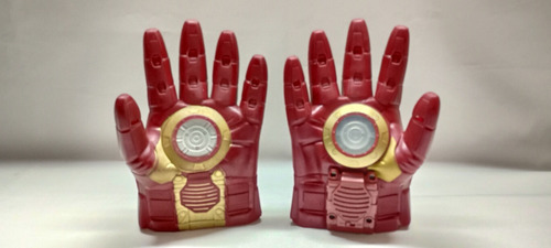 Juguete Guantes De Iron Man Plástico Sonido-luz 2015